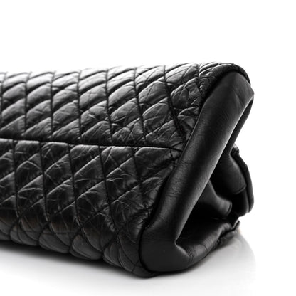 Chanel Aged Calfskin Quilted Medium Just Mademoiselle Black 12 of 12