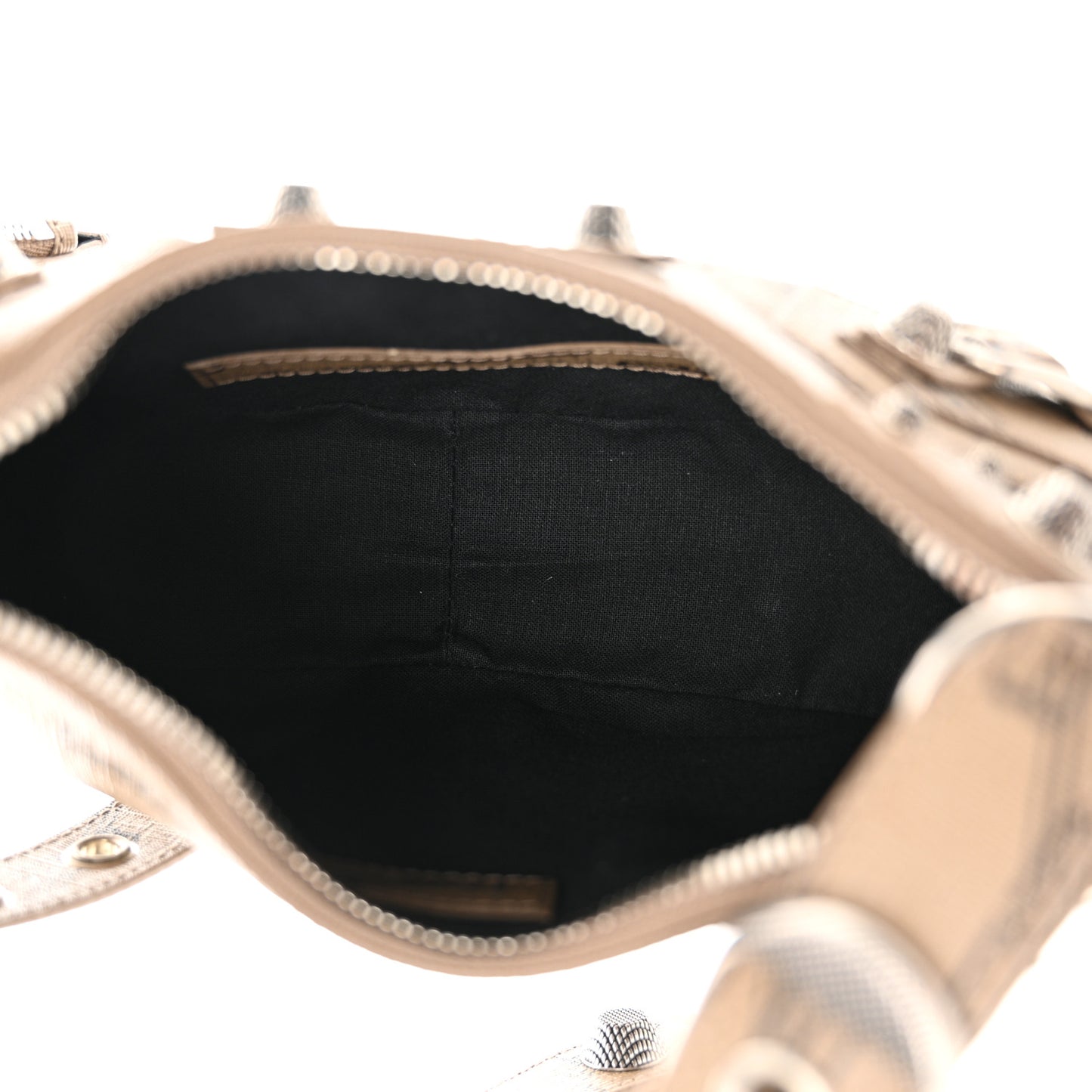 Coated Canvas BB Monogram Le Cagole Shoulder Bag XS Beige Brown