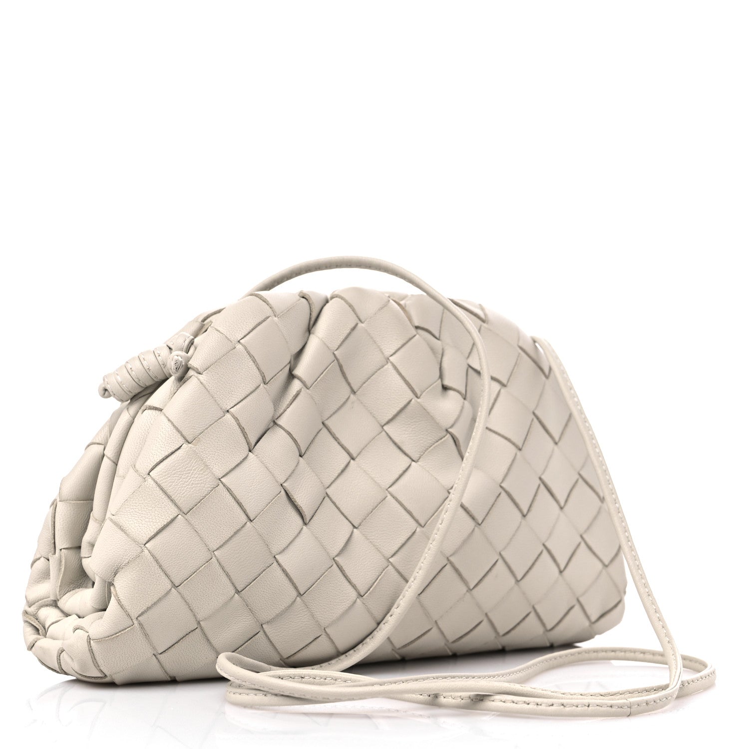 Bottega Veneta Nappa Intrecciato The Mini Pouch Chalk 3 of 8