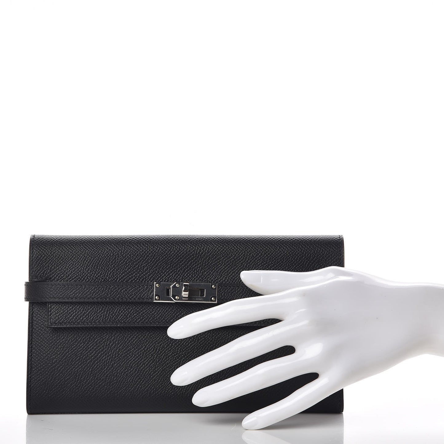 Epsom Kelly Longue Wallet Black