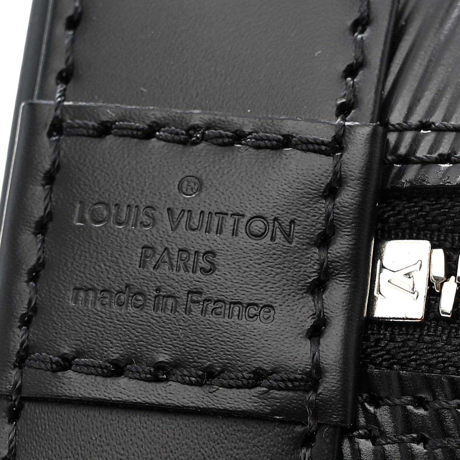 Louis Vuitton Epi Alma BB Black 6 of 10