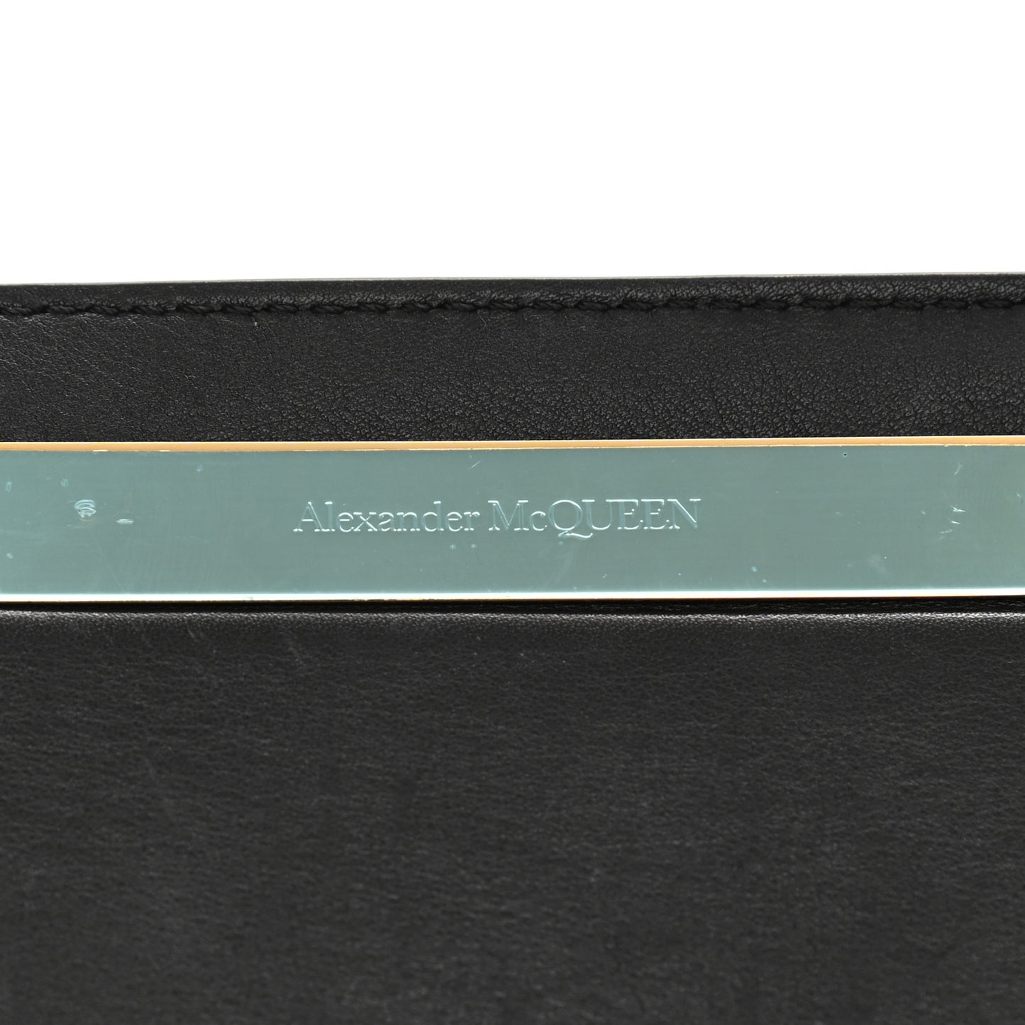 Calfskin The Tall Story Shoulder Bag Black Red