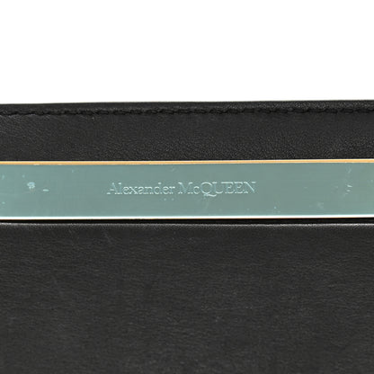 Alexander McQueen Calfskin The Tall Story Shoulder Bag Black Red 10 of 14