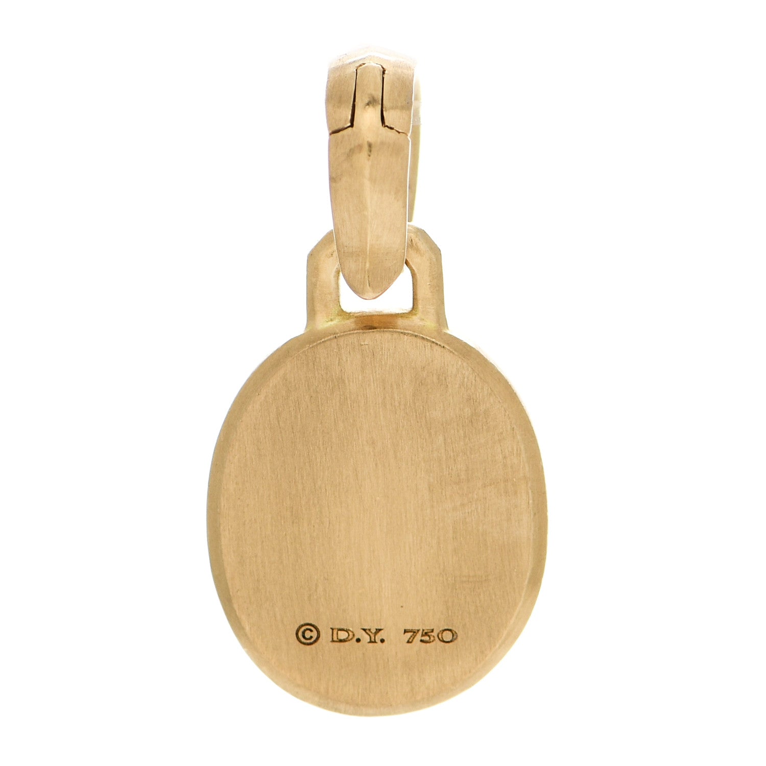 David Yurman 18K Yellow Gold Small Petrvs Scarab Pendant 3 of 4