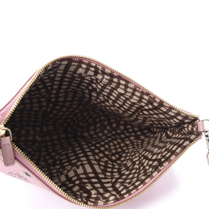 MCM Visetos Liz Shopper Tote Pouch Light Pink 5 of 8