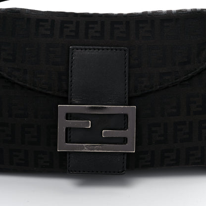 Fendi Zucca Baguette Black 19 of 20