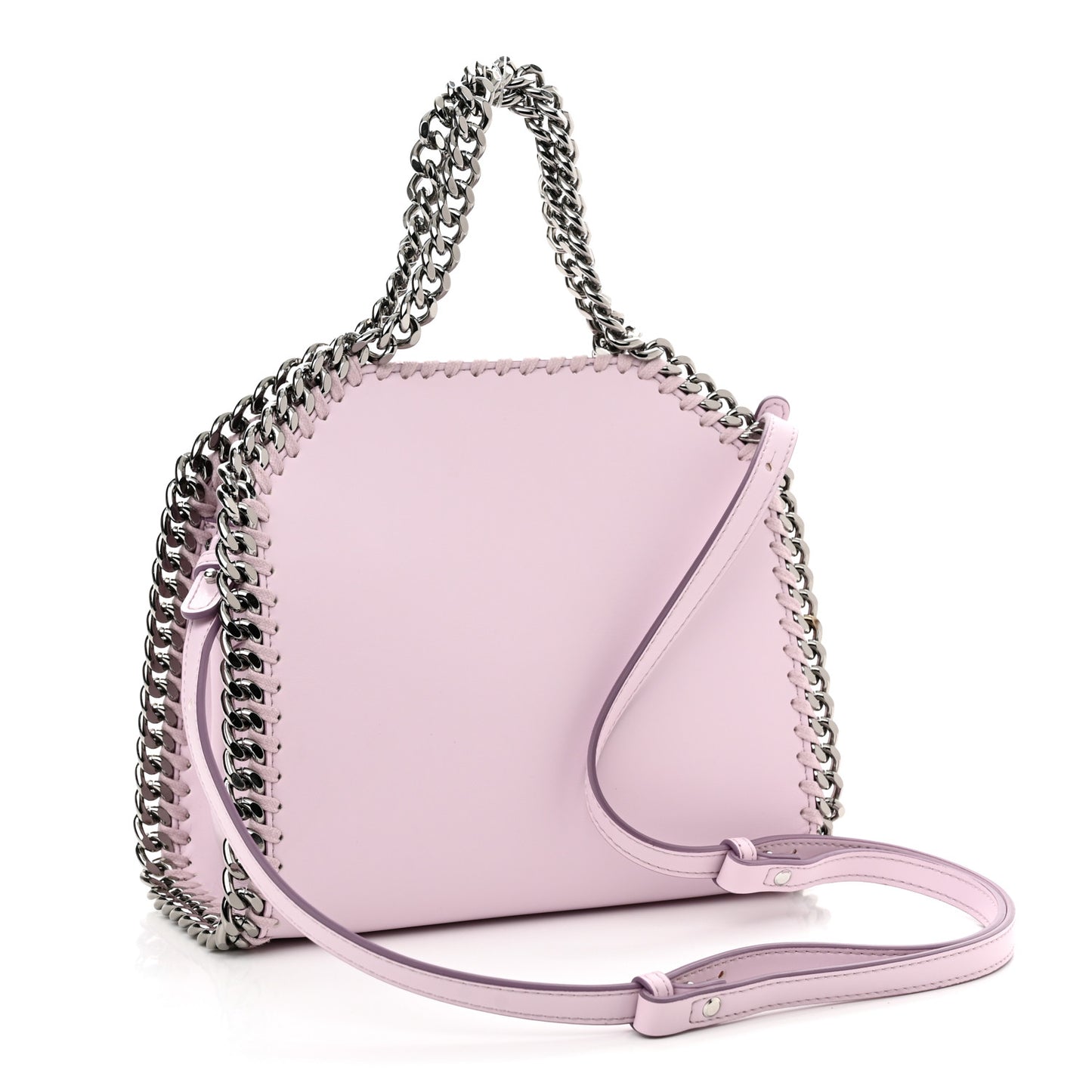 ; STELLA MCCARTNEY Eco Alter Nappa Mini Falabella Box Top Handle Bag Pink
