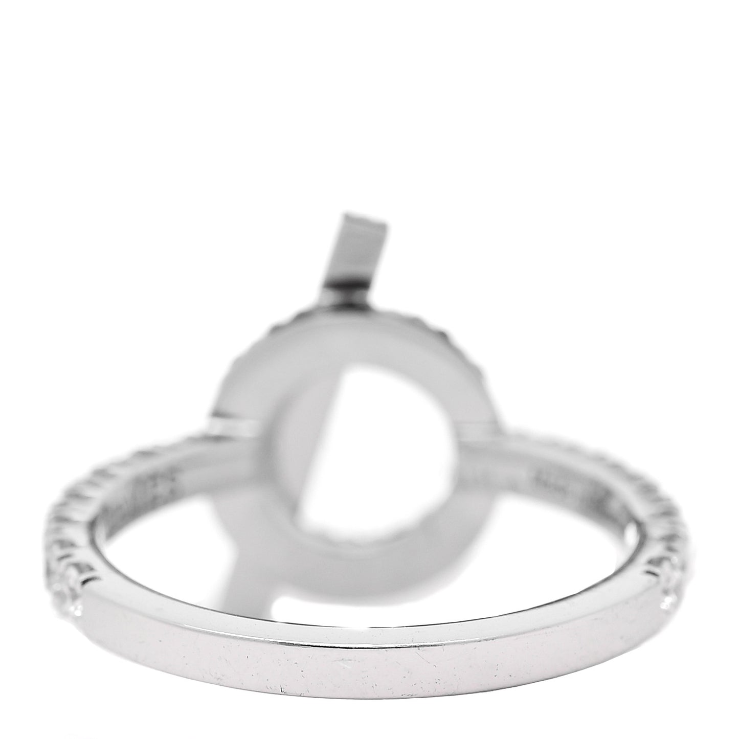 18K White Gold Diamond Finesse Ring 53 6.25