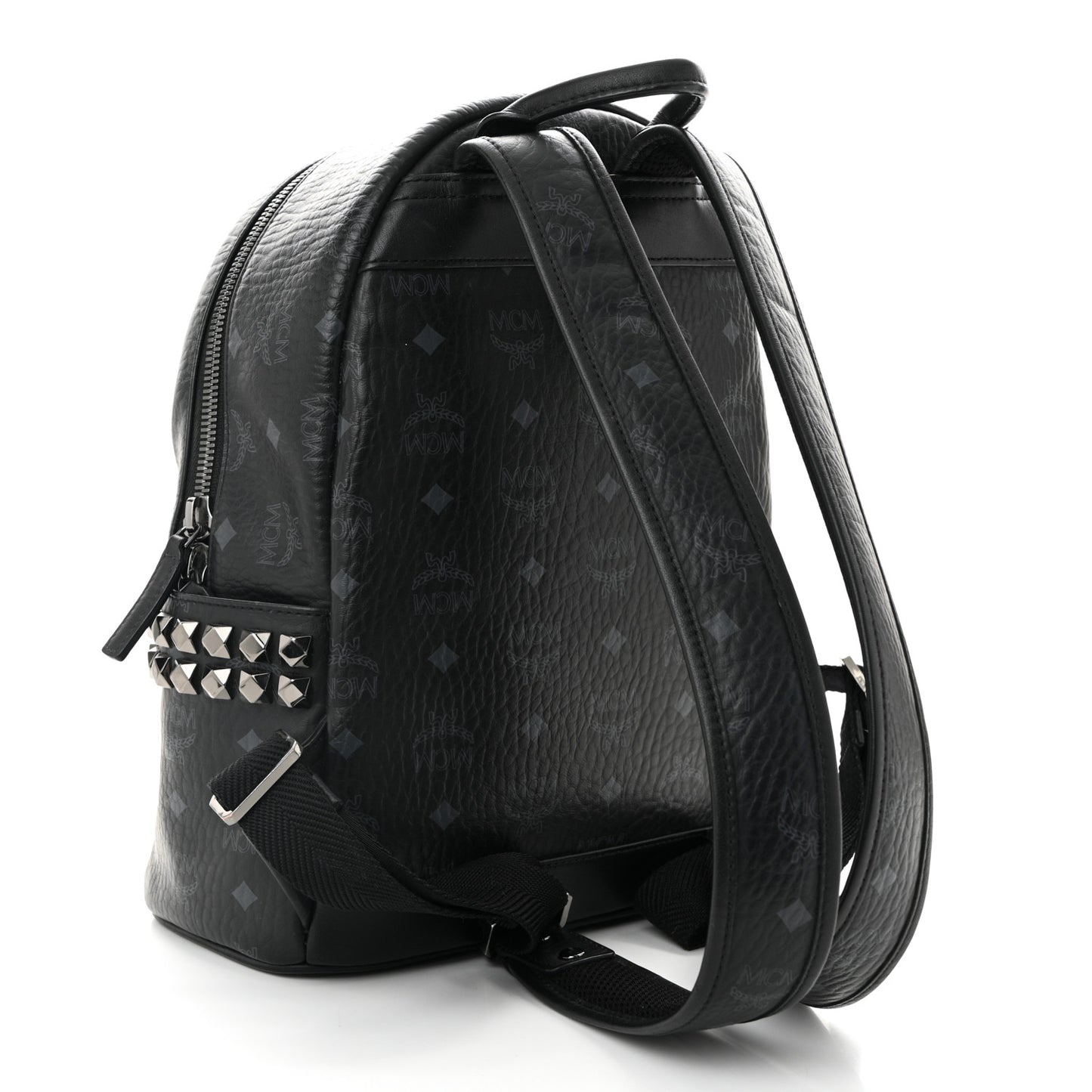 Visetos Small Side Stud Stark Backpack Black