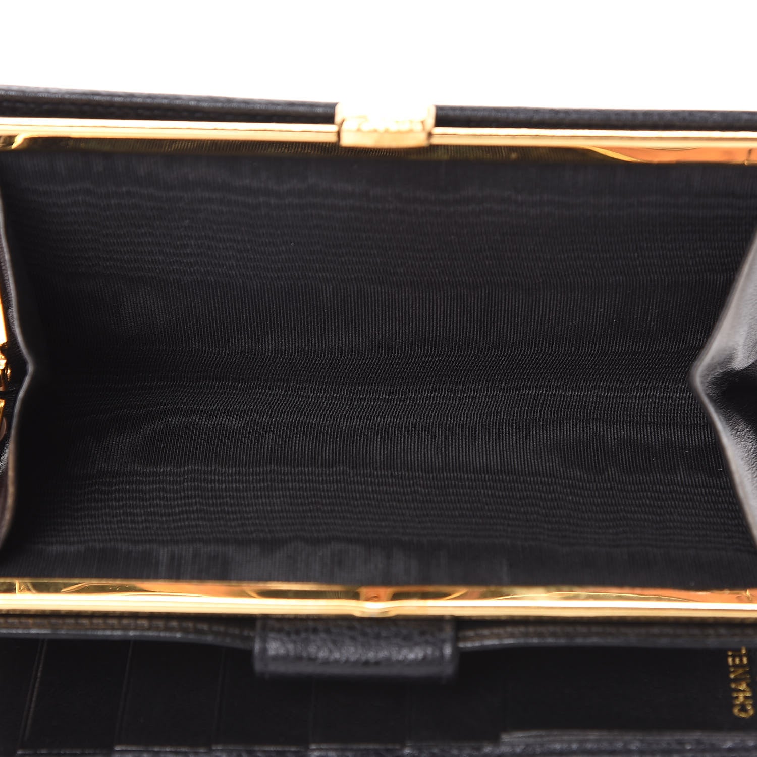 Chanel Caviar Stitched French Wallet Black 5 of 12