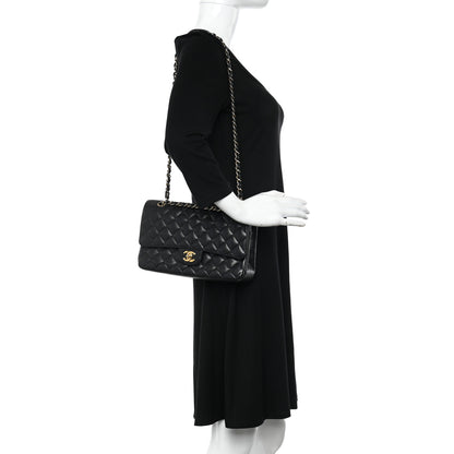 Chanel Caviar Quilted Medium Double Flap Black 2 of 16