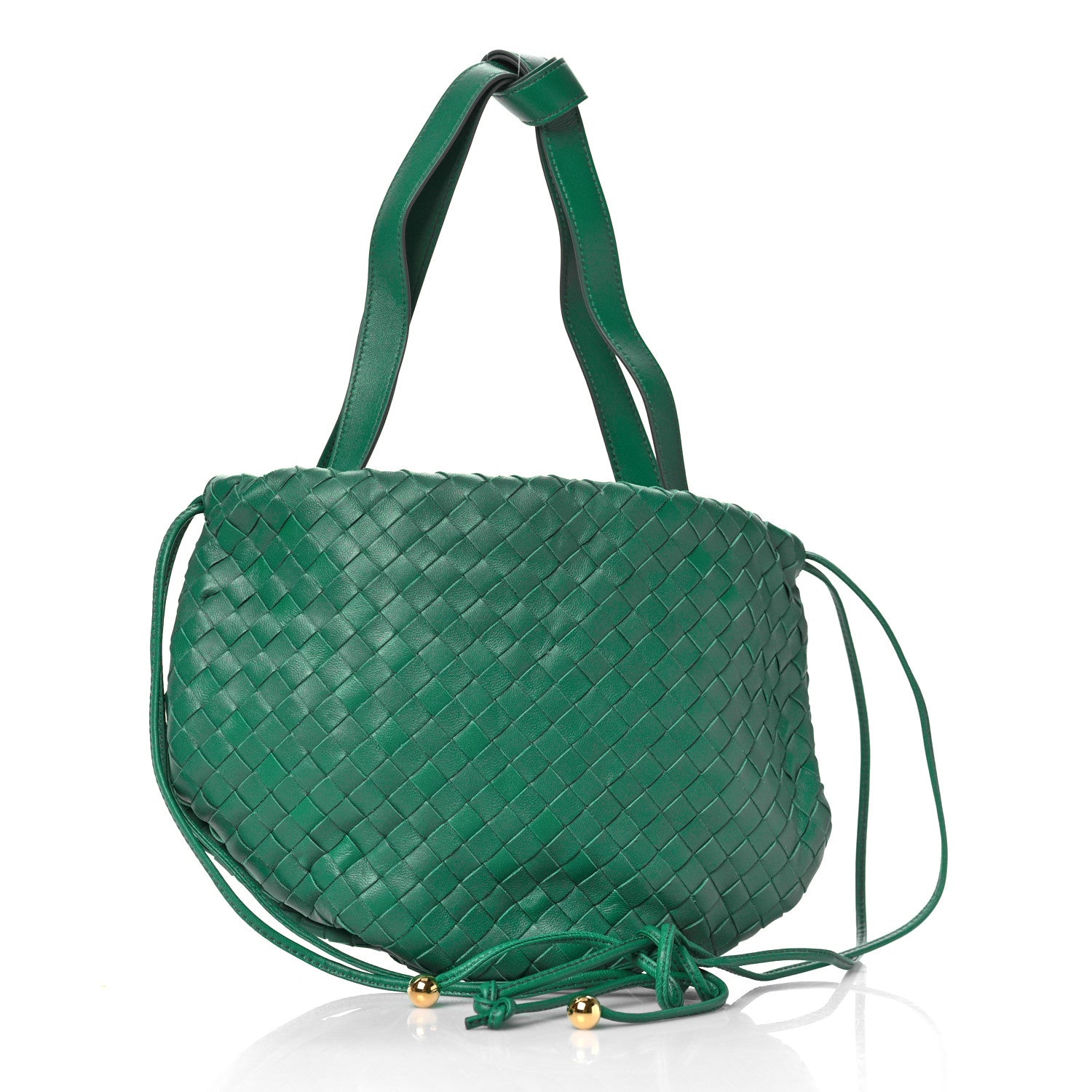 Bottega Veneta Nappa Intrecciato Small Bulb Racing Green 3 of 10