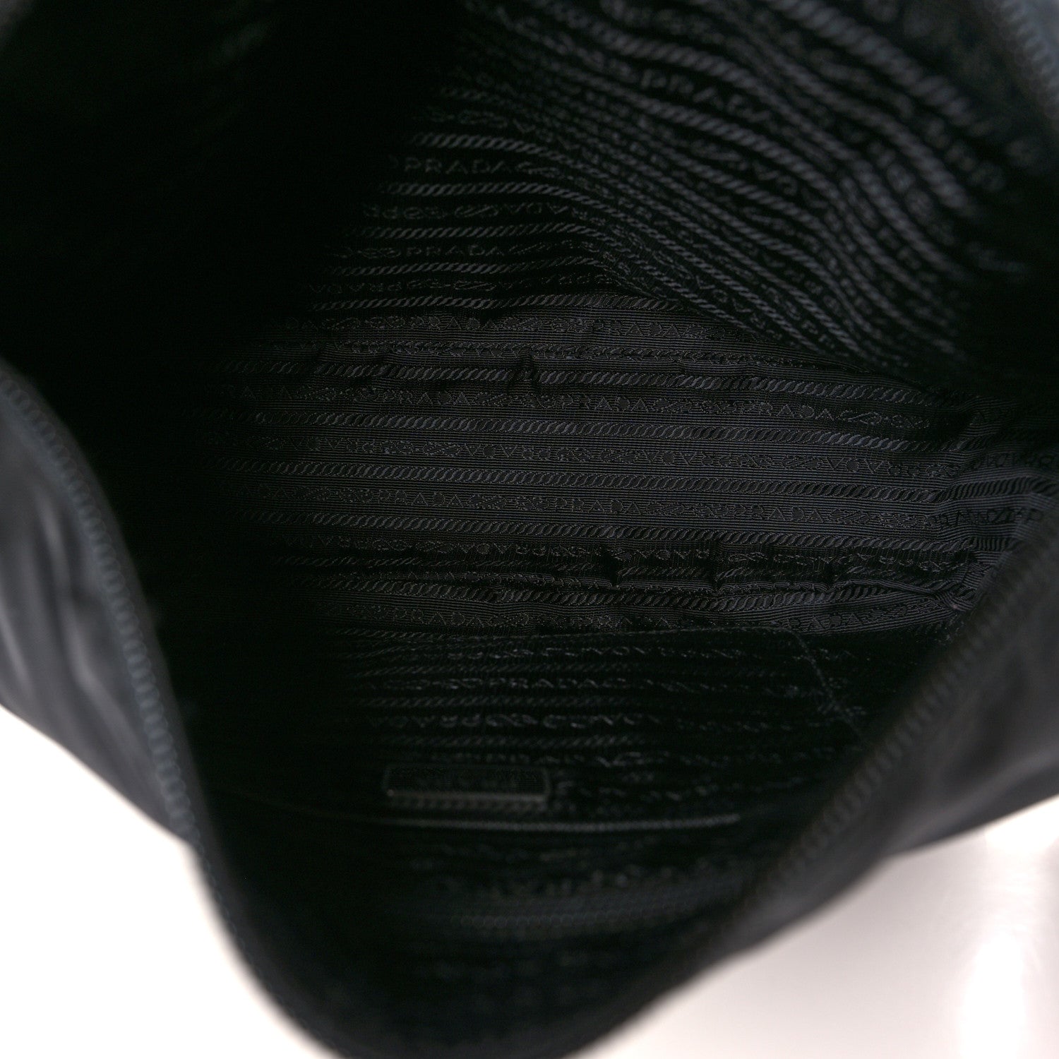 Prada Tessuto Nylon Messenger Bag Black 5 of 9
