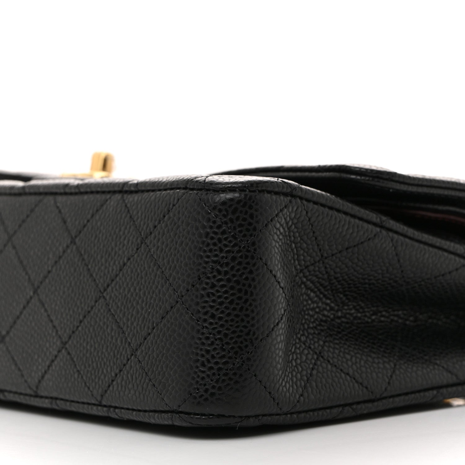 Chanel Caviar Quilted Medium Double Flap Black 10 of 11