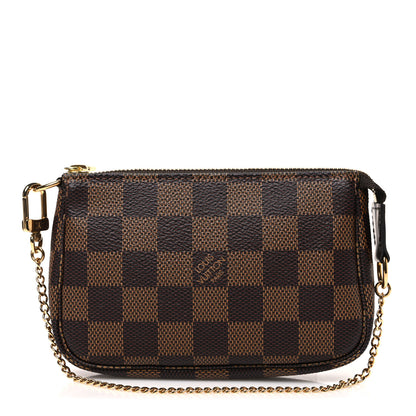 Louis Vuitton Damier Ebene Mini Pochette Accessories 1 of 7