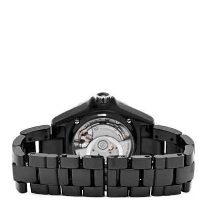 Chanel Stainless Steel Ceramic 38mm J12 Automatic Watch Black 3 of 5