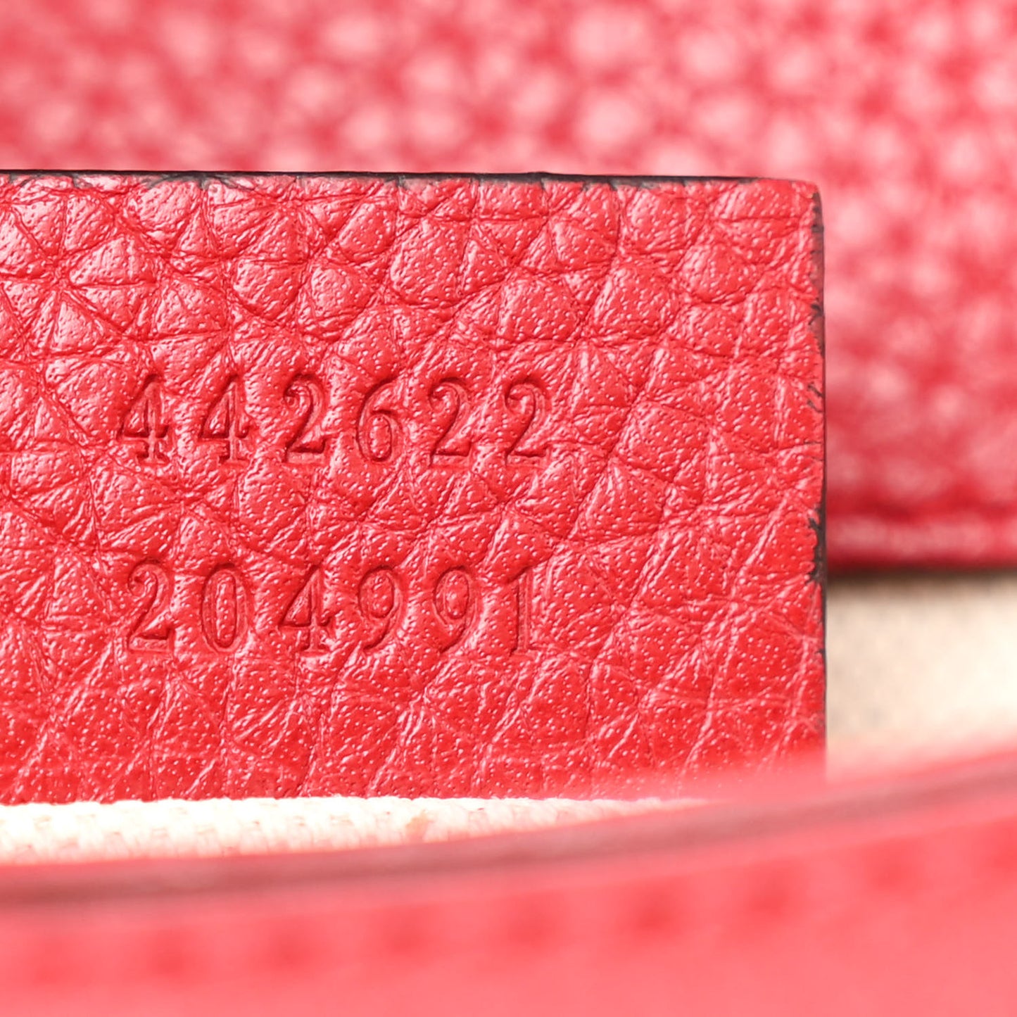 Cellarius Calfskin Mini GG Marmont Top Handle Bag Vulcanic Red