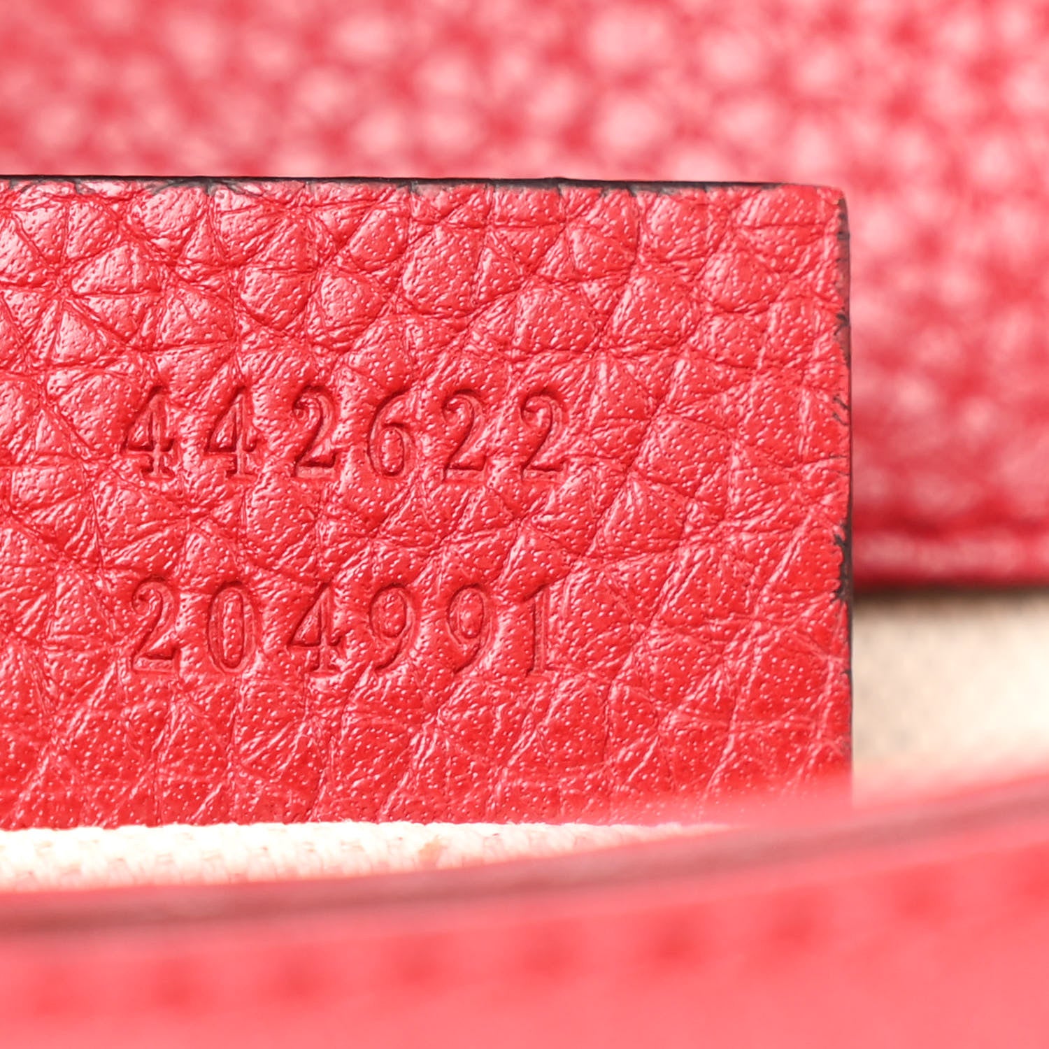 Gucci Cellarius Calfskin Mini GG Marmont Top Handle Bag Vulcanic Red 7 of 11