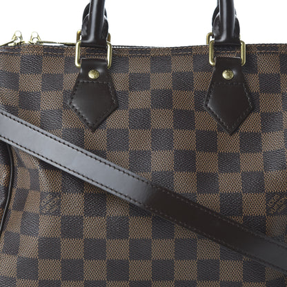 Louis Vuitton Damier Ebene Speedy Bandouliere 25 10 of 10