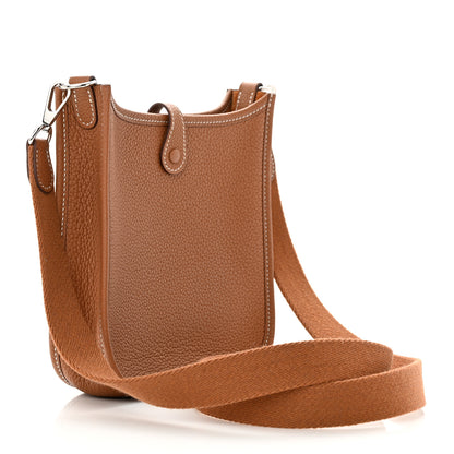 Hermes Taurillon Maurice Evelyne TPM Gold 3 of 12