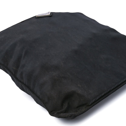 Prada Tessuto Nylon Flat Messenger Bag Black 10 of 11