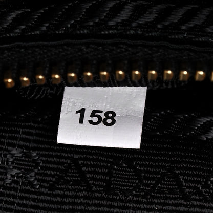 Prada Tessuto Nylon Saffiano Crossbody Bag Black 7 of 10
