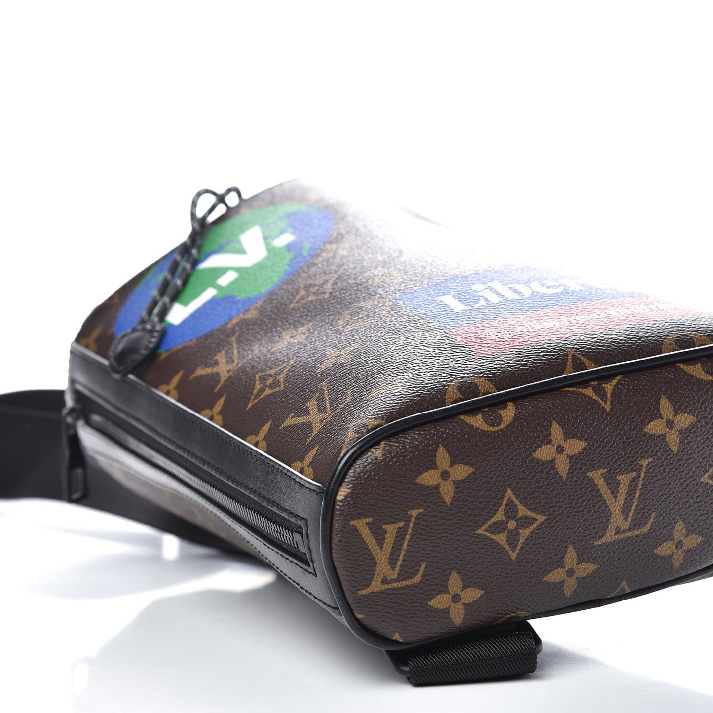 Monogram Chalk Sling Bag Marron