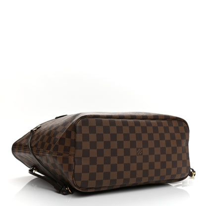 Louis Vuitton Damier Ebene Neo Neverfull MM Rose Ballerine 5 of 10