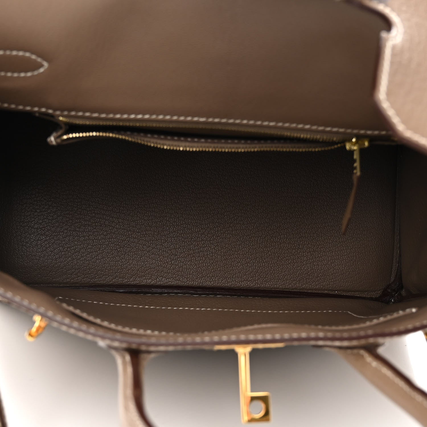 Hermes Chevre De Coromandel HAC Birkin 32 Etoupe 5 of 12