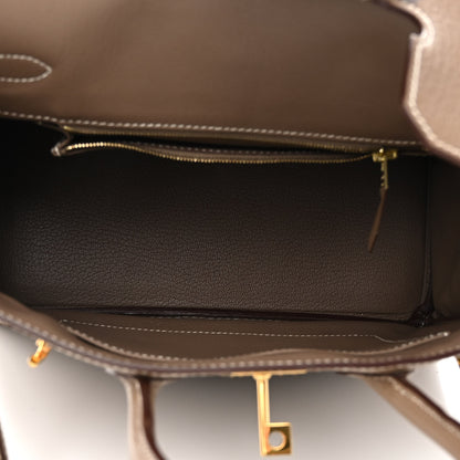 Hermes Chevre De Coromandel HAC Birkin 32 Etoupe 5 of 12