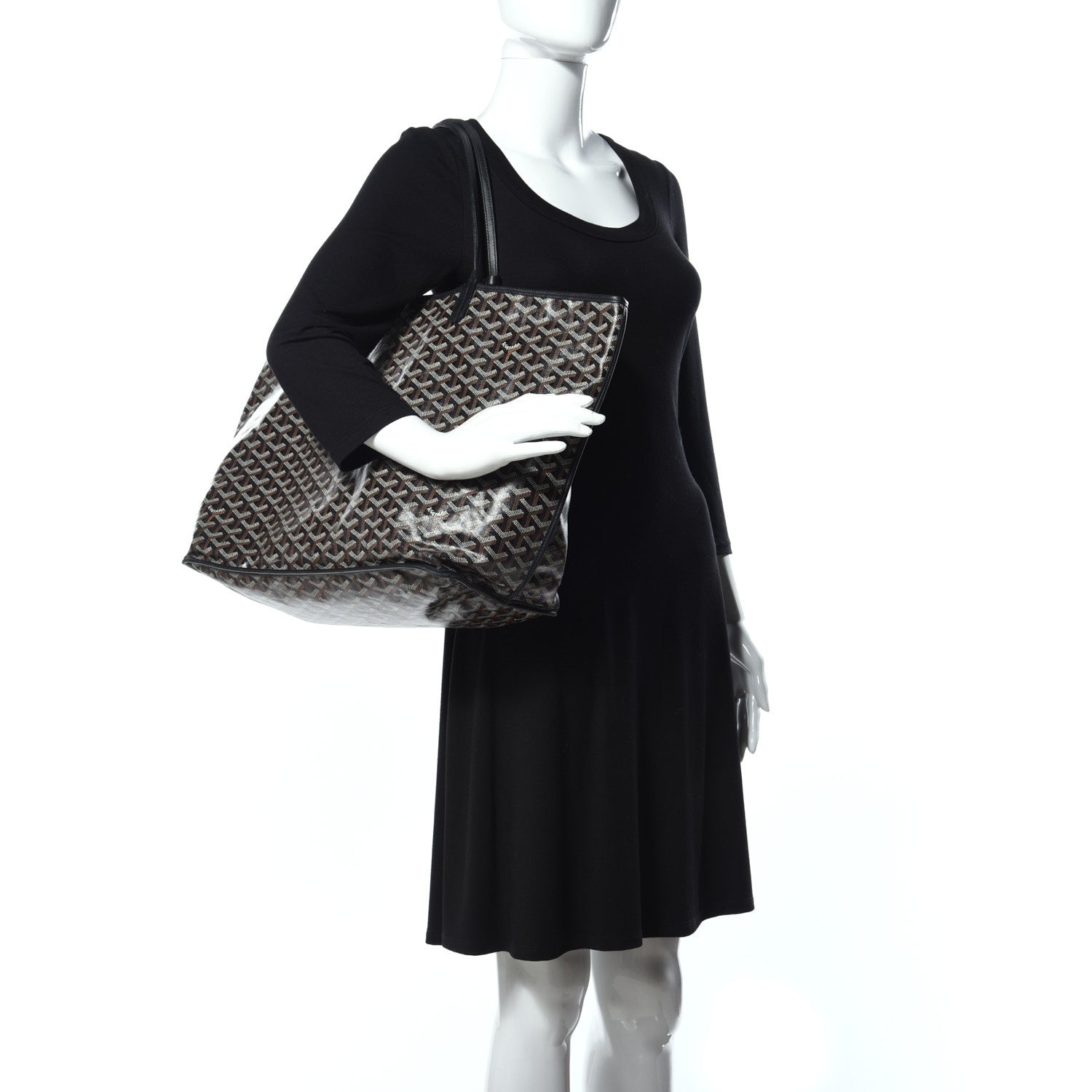 Goyard Goyardine Reversible Anjou GM Black 2 of 8