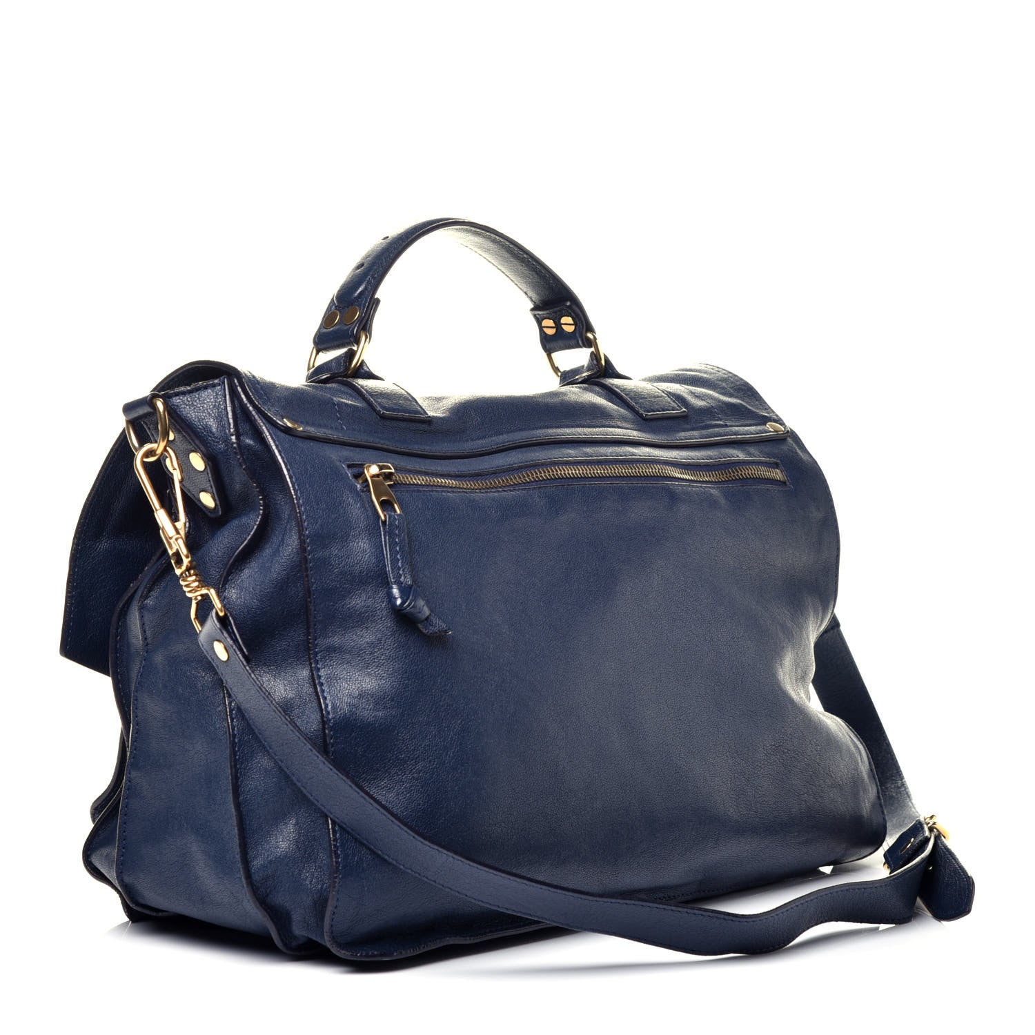 Proenza Schouler Lambskin Large PS1 Satchel Midnight 3 of 9