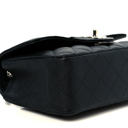 Chanel Caviar Quilted Mini Rectangular Flap Black 10 of 12