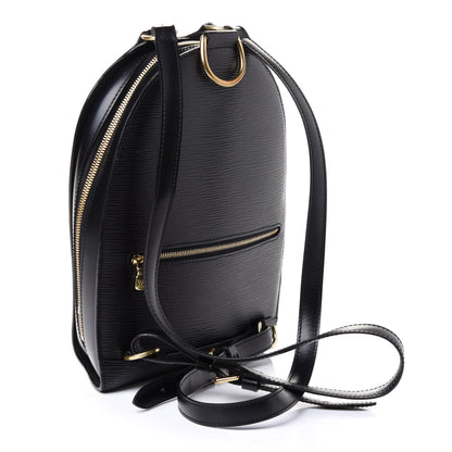 Louis Vuitton Epi Mabillon Backpack Black 2 of 4