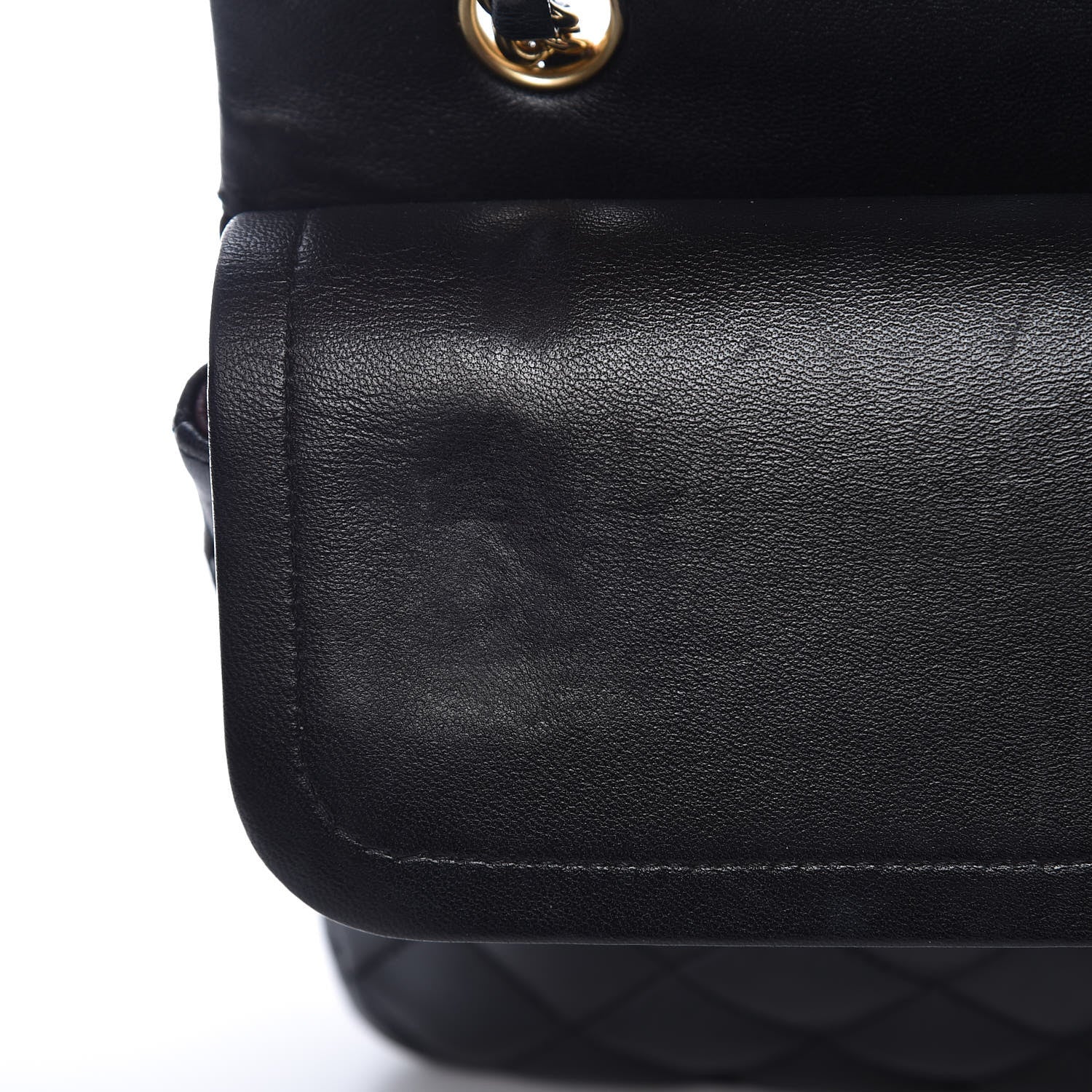 Chanel Lambskin Quilted Medium Double Flap Black 9 of 12