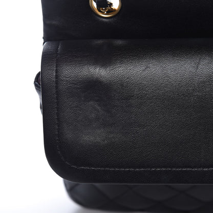 Chanel Lambskin Quilted Medium Double Flap Black 9 of 12