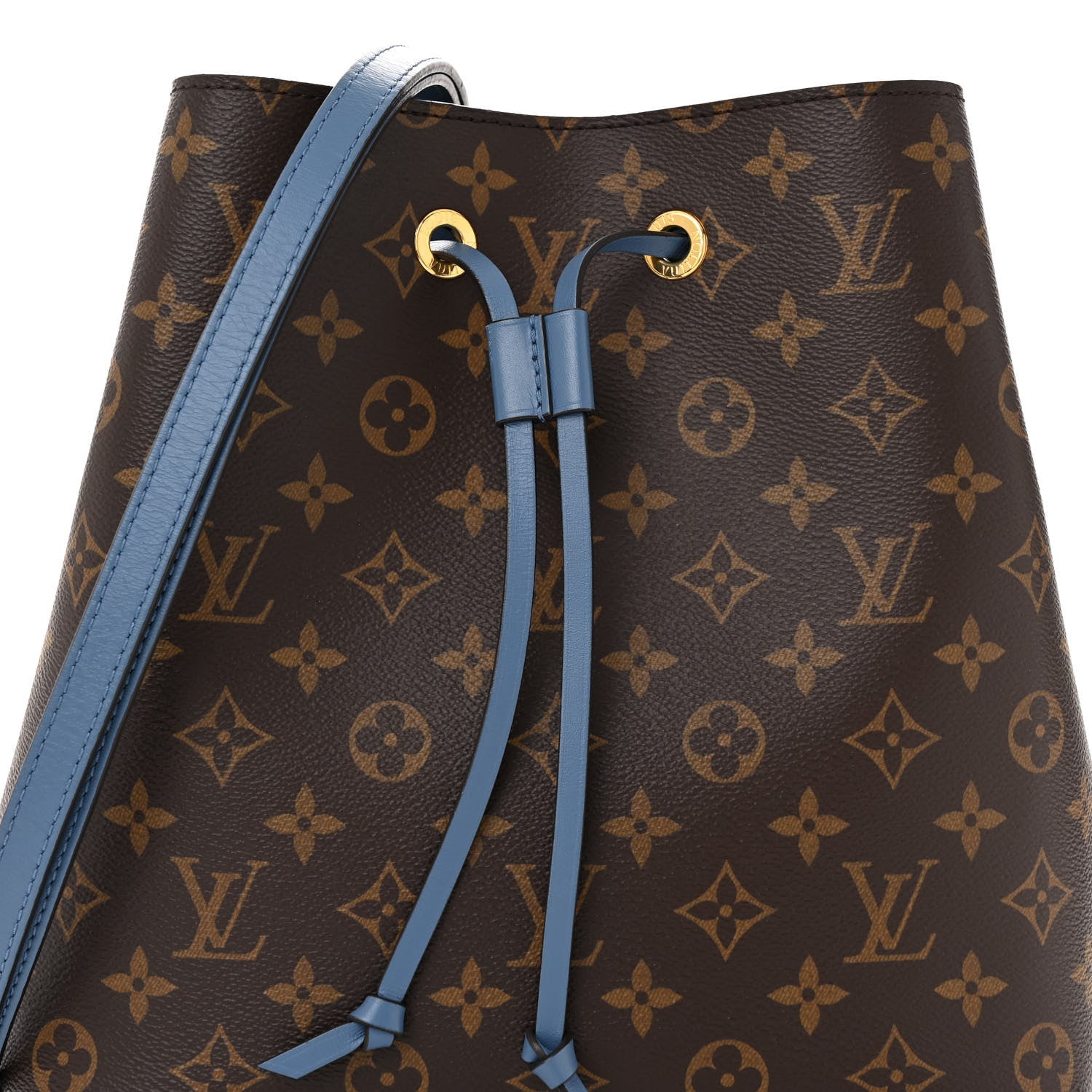 Louis Vuitton Monogram Neonoe MM Blue Jean 8 of 10