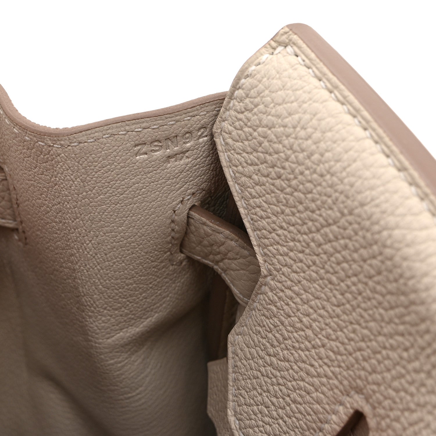 Hermes Togo Birkin 30 Craie 7 of 11