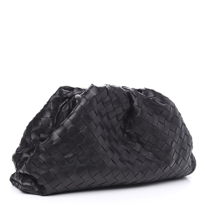 Bottega Veneta Nappa Maxi Intreccio The Pouch Oversized Clutch Black 3 of 10
