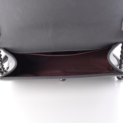Chanel Calfskin Double Stitch Medium Boy Flap Grey 5 of 14