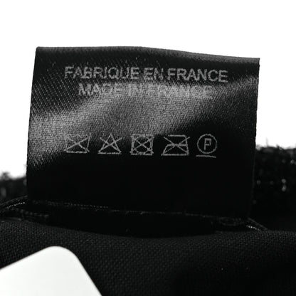 Chanel Cotton Metallic CC Beret M Black 9 of 9