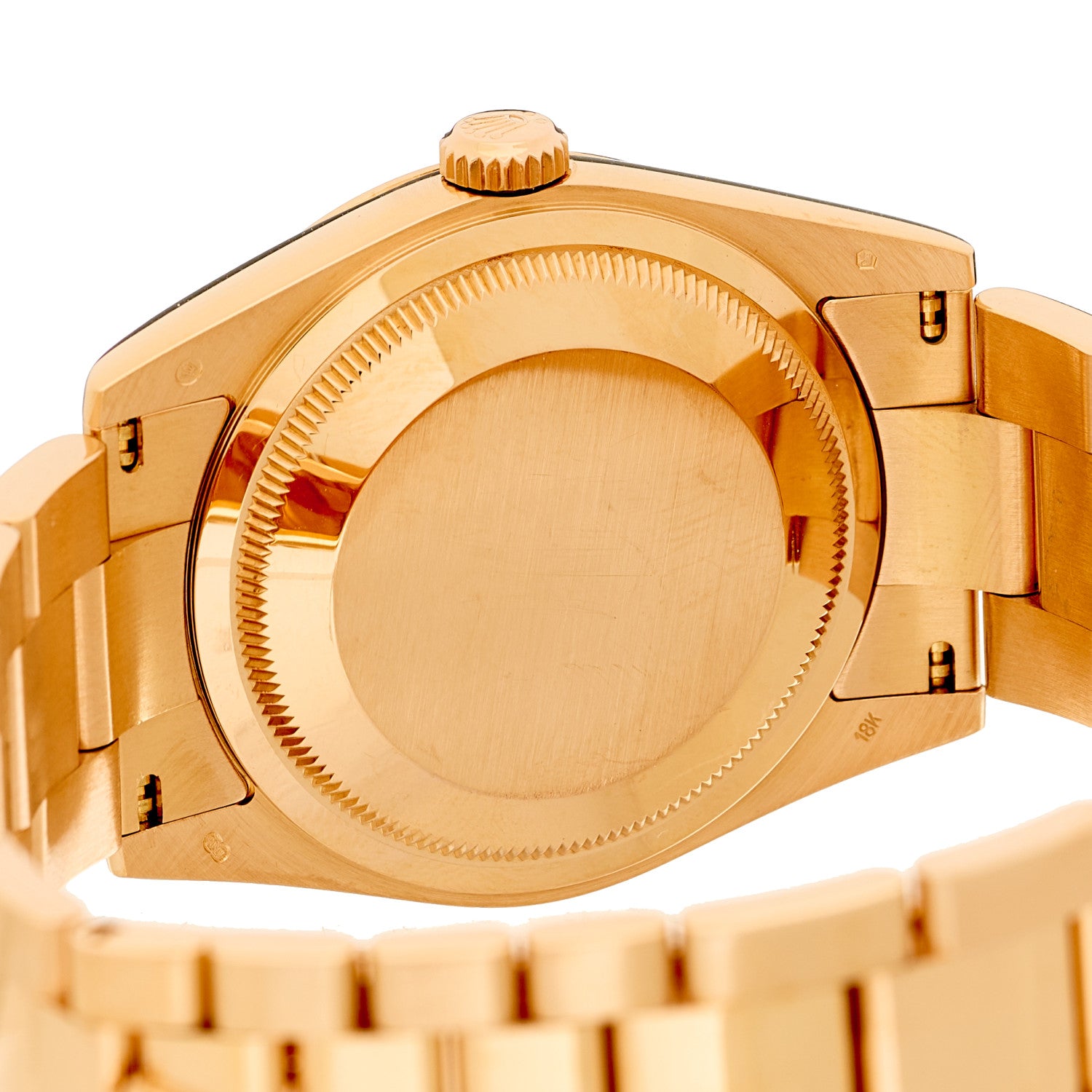 Rolex 18K Everose Gold 36mm Oyster Perpetual Day-Date Watch Champagne Roman 118205 4 of 4
