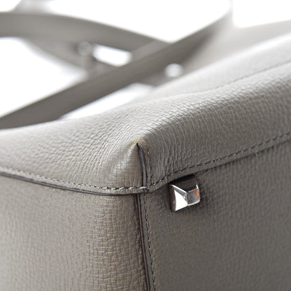 MCM Grained Calfskin Visetos Medium Sarah Hobo Grey 12 of 20