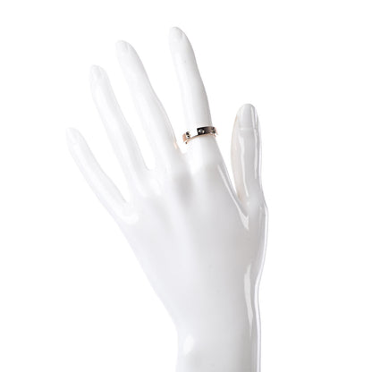Cartier 18K Pink Gold Diamond 4mm LOVE Wedding Band Ring 50 5.25 2 of 4