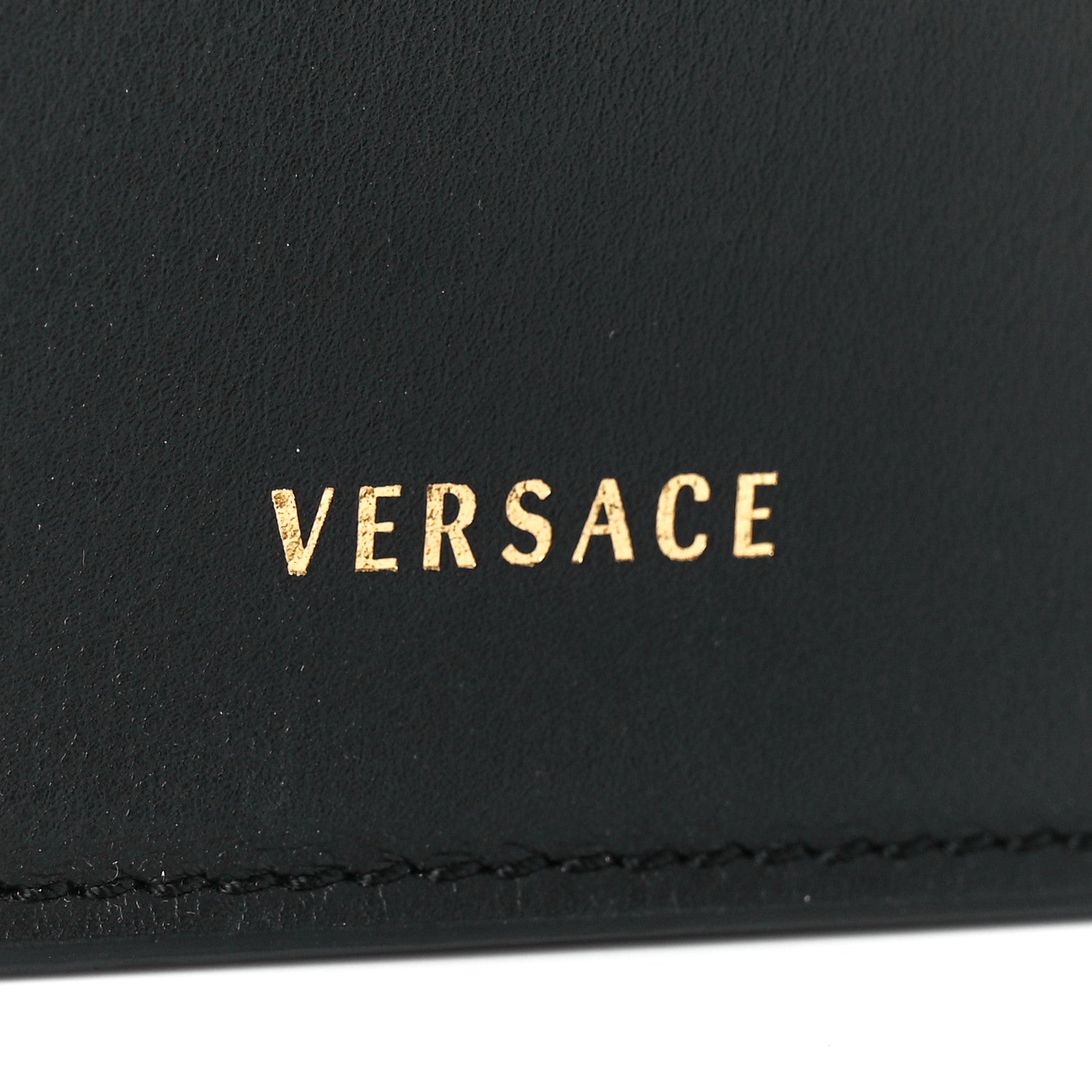 Versace Vitello Barocco Virtus Top Handle Shoulder Bag Black 8 of 14