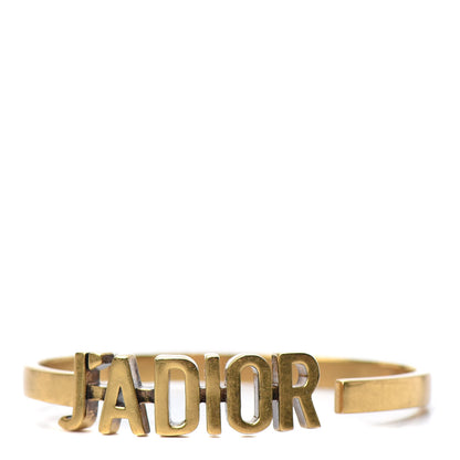 Christian Dior Metal J'Adior Bracelet Cuff Gold 1 of 4