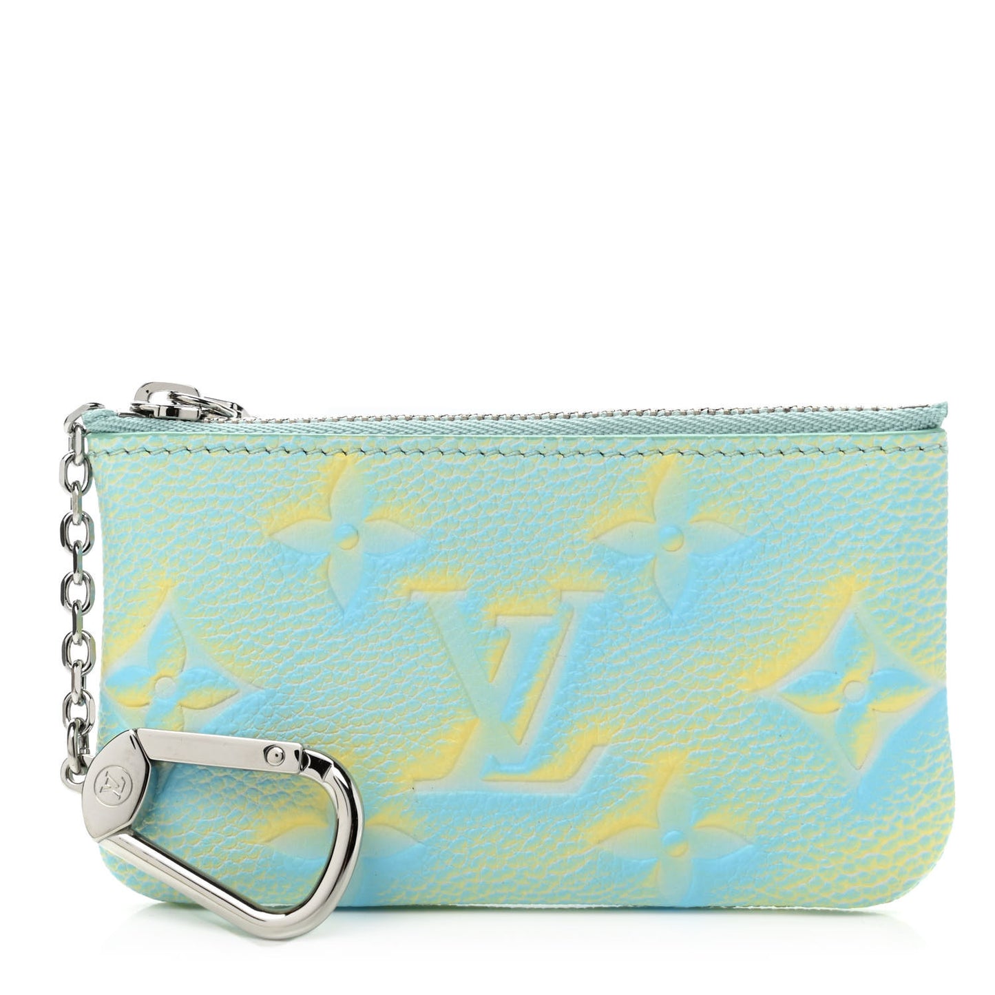 Empreinte Monogram Summer Stardust Key Pouch Water Green