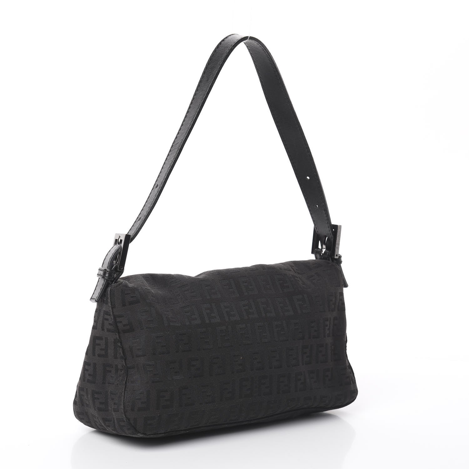 Fendi Zucchino Baguette Black 2 of 8