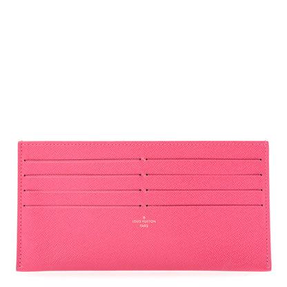 Louis Vuitton Calfskin Felicie Card Holder Insert Fuchsia 1 of 6