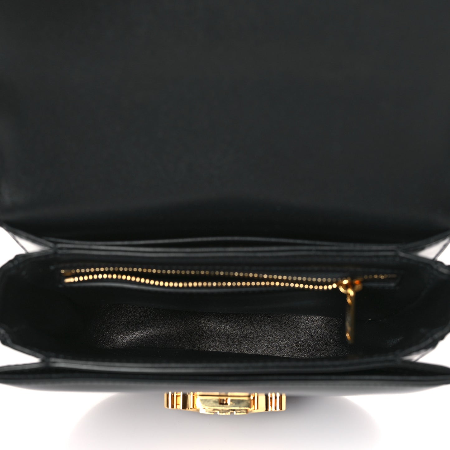 Shiny Calfskin Teen Besace Black